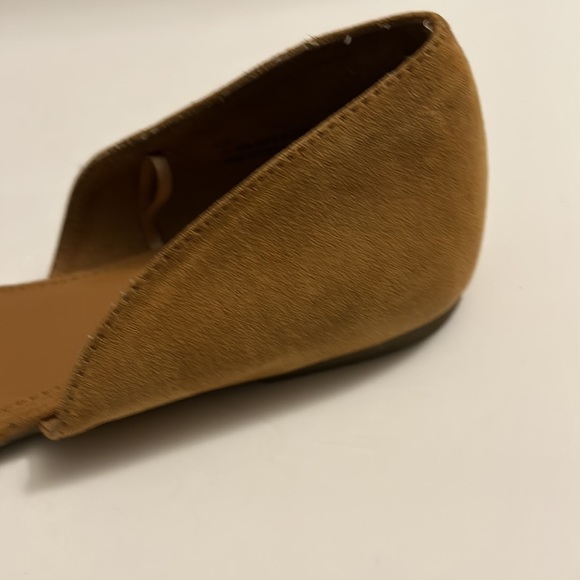 Tan Charlotte Russe Faux Suede Pointed Toe Flats Women Size 7 - Picture 12 of 14